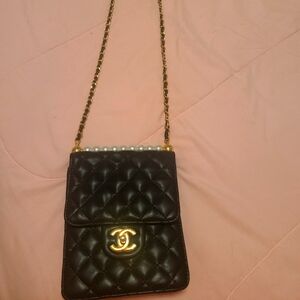 Small over the shoulder imitation Chanel bag
